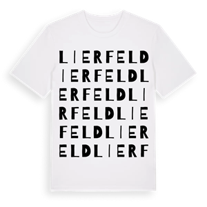 Lierfeld ordlek t-shirt – ekologisk bomull t-shirt från Pinshirt