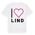 Jag älskar Lind t-shirt stort tryck