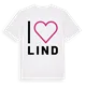 Jag älskar Lind t-shirt stort tryck