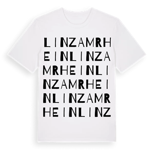 Linz am Rhein ordlek t-shirt – ekologisk bomull t-shirt från Pinshirt