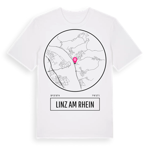 Linz am Rhein t-shirt – ekologisk bomull t-shirt från Pinshirt