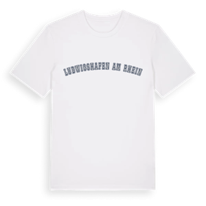 Ludwigshafen am Rhein college t-shirt – ekologisk bomull t-shirt från Pinshirt