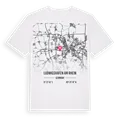 Ludwigshafen am Rhein karta t-shirt