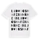 Ludwigshafen am Rhein ordlek t-shirt
