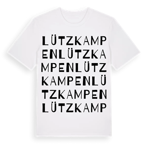 Lützkampen ordlek t-shirt – ekologisk bomull t-shirt från Pinshirt