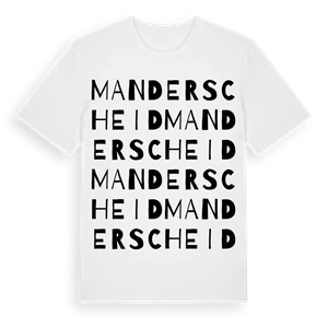 Manderscheid ordlek t-shirt – ekologisk bomull t-shirt från Pinshirt