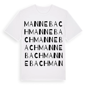 Mannebach ordlek t-shirt – ekologisk bomull t-shirt från Pinshirt