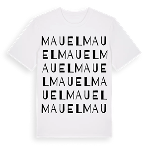Mauel ordlek t-shirt – ekologisk bomull t-shirt från Pinshirt