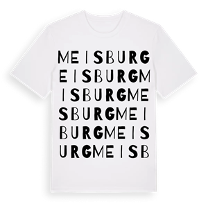 Meisburg ordlek t-shirt – ekologisk bomull t-shirt från Pinshirt