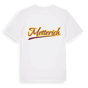 Metterich baseball t-shirt – ekologisk bomull t-shirt från Pinshirt