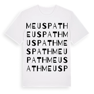 Meuspath ordlek t-shirt – ekologisk bomull t-shirt från Pinshirt