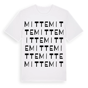 Mitte ordlek t-shirt – ekologisk bomull t-shirt från Pinshirt