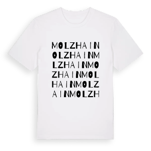 Molzhain ordlek t-shirt – ekologisk bomull t-shirt från Pinshirt