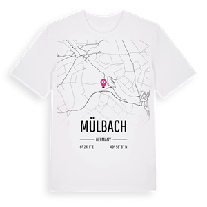 Mülbach karta t-shirt – ekologisk bomull t-shirt från Pinshirt