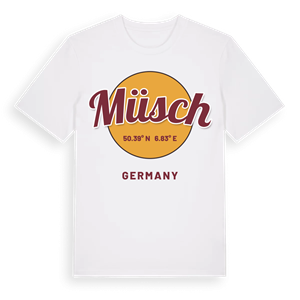 Müsch cirkel t-shirt – ekologisk bomull t-shirt från Pinshirt
