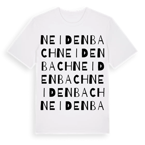 Neidenbach ordlek t-shirt – ekologisk bomull t-shirt från Pinshirt