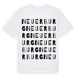 Neuerburg ordlek t-shirt – ekologisk bomull t-shirt från Pinshirt
