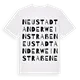 Neustadt an der Weinstraße ordlek t-shirt