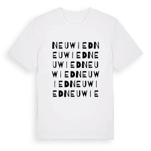 Neuwied ordlek t-shirt – ekologisk bomull t-shirt från Pinshirt