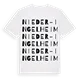 Nieder-Ingelheim ordlek t-shirt