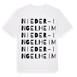 Nieder-Ingelheim ordlek t-shirt – ekologisk bomull t-shirt från Pinshirt
