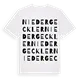 Niedergeckler ordlek t-shirt