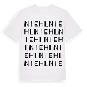 Niehl ordlek t-shirt – ekologisk bomull t-shirt från Pinshirt