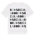 Nimsreuland ordlek t-shirt