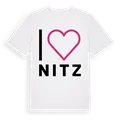 Jag älskar Nitz t-shirt stort tryck