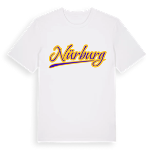 Nürburg baseball t-shirt – ekologisk bomull t-shirt från Pinshirt