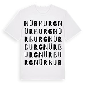 Nürburg ordlek t-shirt – ekologisk bomull t-shirt från Pinshirt