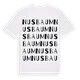 Nusbaum ordlek t-shirt
