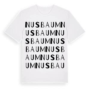 Nusbaum ordlek t-shirt – ekologisk bomull t-shirt från Pinshirt