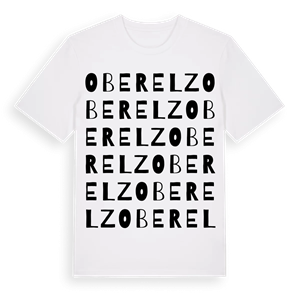 Oberelz ordlek t-shirt – ekologisk bomull t-shirt från Pinshirt
