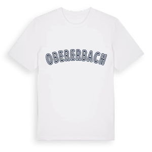 Obererbach college t-shirt – ekologisk bomull t-shirt från Pinshirt