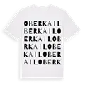 Oberkail ordlek t-shirt