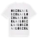 Oberkail ordlek t-shirt
