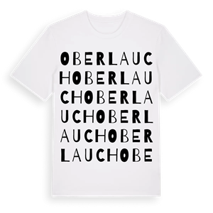 Oberlauch ordlek t-shirt – ekologisk bomull t-shirt från Pinshirt
