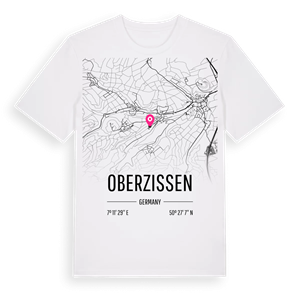 Oberzissen karta t-shirt – ekologisk bomull t-shirt från Pinshirt