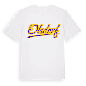 Olsdorf baseball t-shirt – ekologisk bomull t-shirt från Pinshirt