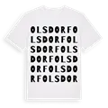 Olsdorf ordlek t-shirt