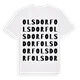 Olsdorf ordlek t-shirt