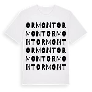 Ormont ordlek t-shirt – ekologisk bomull t-shirt från Pinshirt