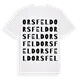 Orsfeld ordlek t-shirt