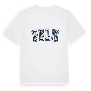 Pelm college t-shirt – ekologisk bomull t-shirt från Pinshirt