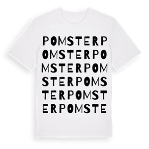 Pomster ordlek t-shirt – ekologisk bomull t-shirt från Pinshirt