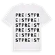 Preist ordlek t-shirt
