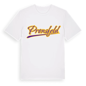 Pronsfeld baseball t-shirt – ekologisk bomull t-shirt från Pinshirt