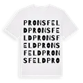Pronsfeld ordlek t-shirt