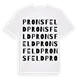 Pronsfeld ordlek t-shirt